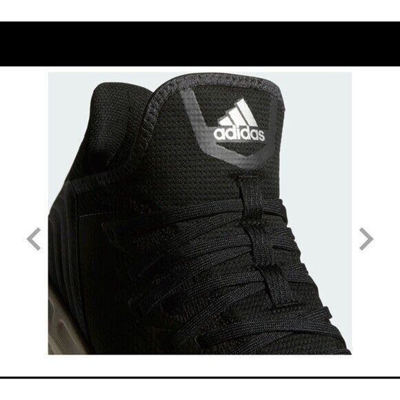 Adidas Boost Icon 4 Core‎ Black/ Gold metal Baseball Cleats Sz 13 CG5148 - Picture 5 of 8